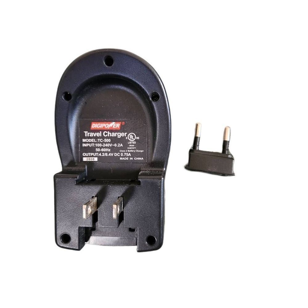 Digipower travel charger model TC-500 for Panasonic black plug in electronic
